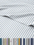 Striped Sheets Blue & White Full Sheet Set - Soft, Deep Pocket Fit