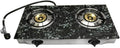 28in x 17in Propane Double Stove Tempered Glass Top - Slim Marble