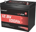 12V 100Ah Mini LiFePO4 Battery - 1280Wh Lightweight Power