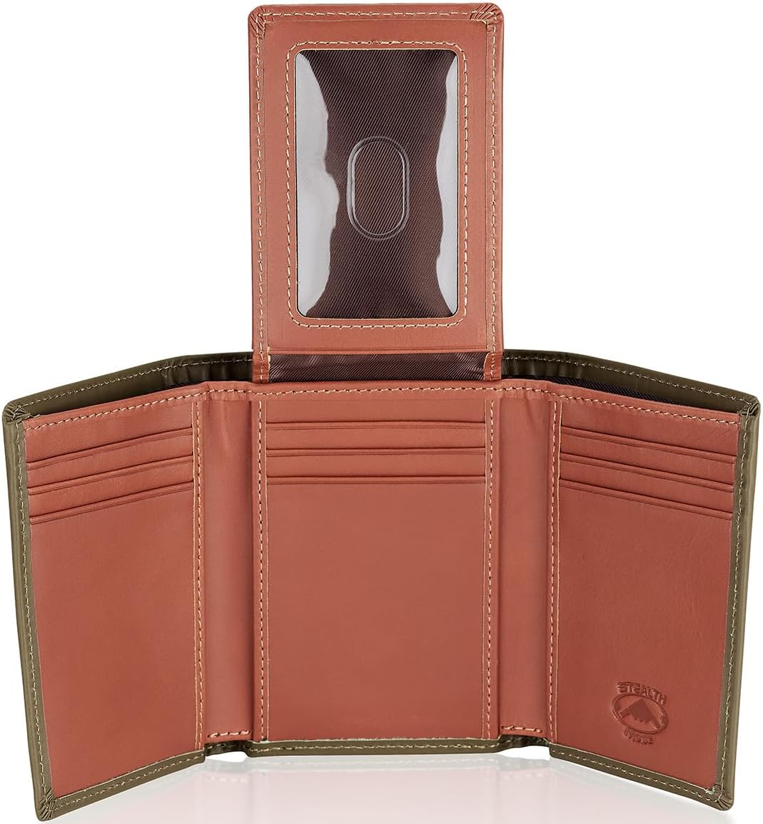 Stealth Mode Trifold Wallet - RFID Blocking Leather Case