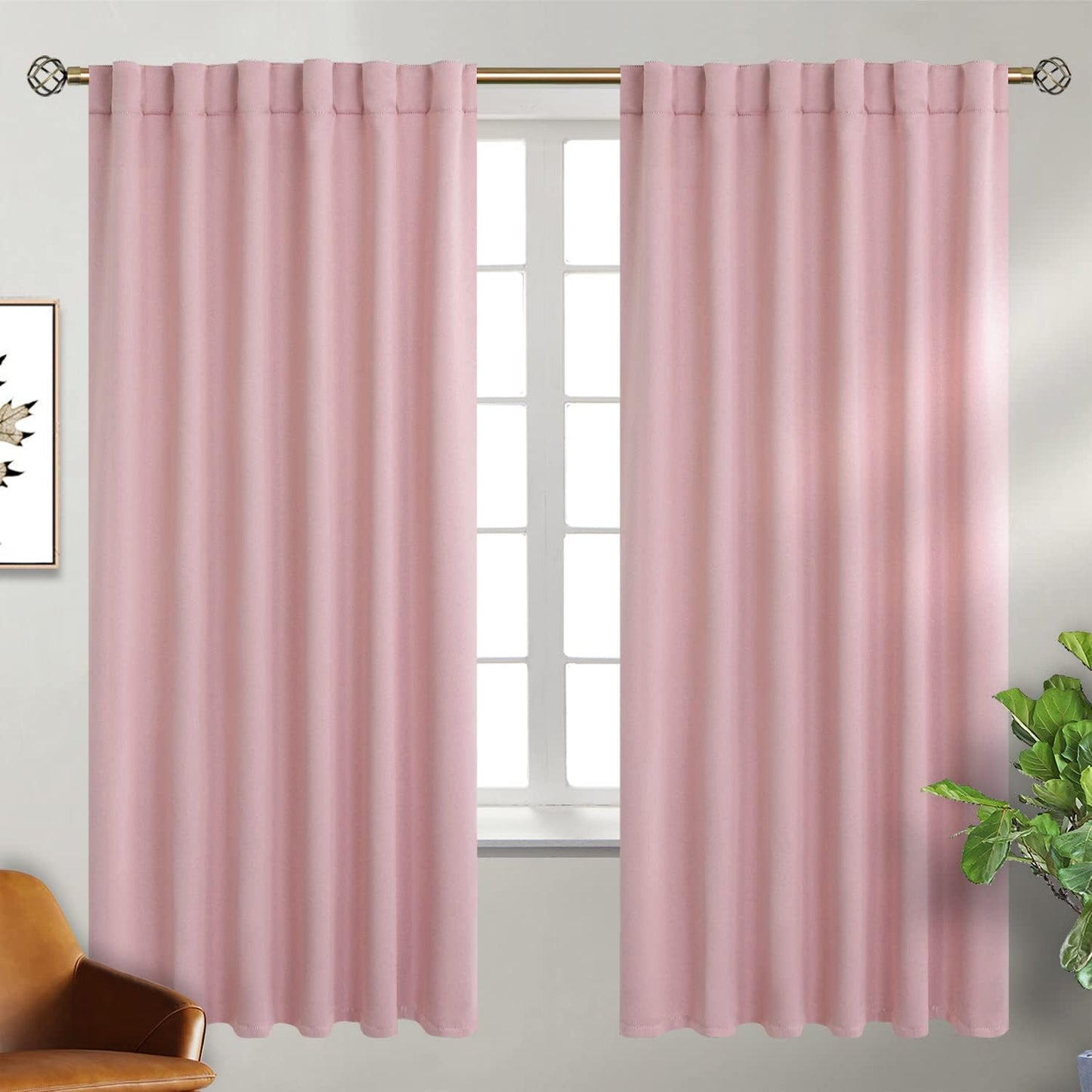BGment Blackout Curtains for Bedroom - Thermal Insulated Panels