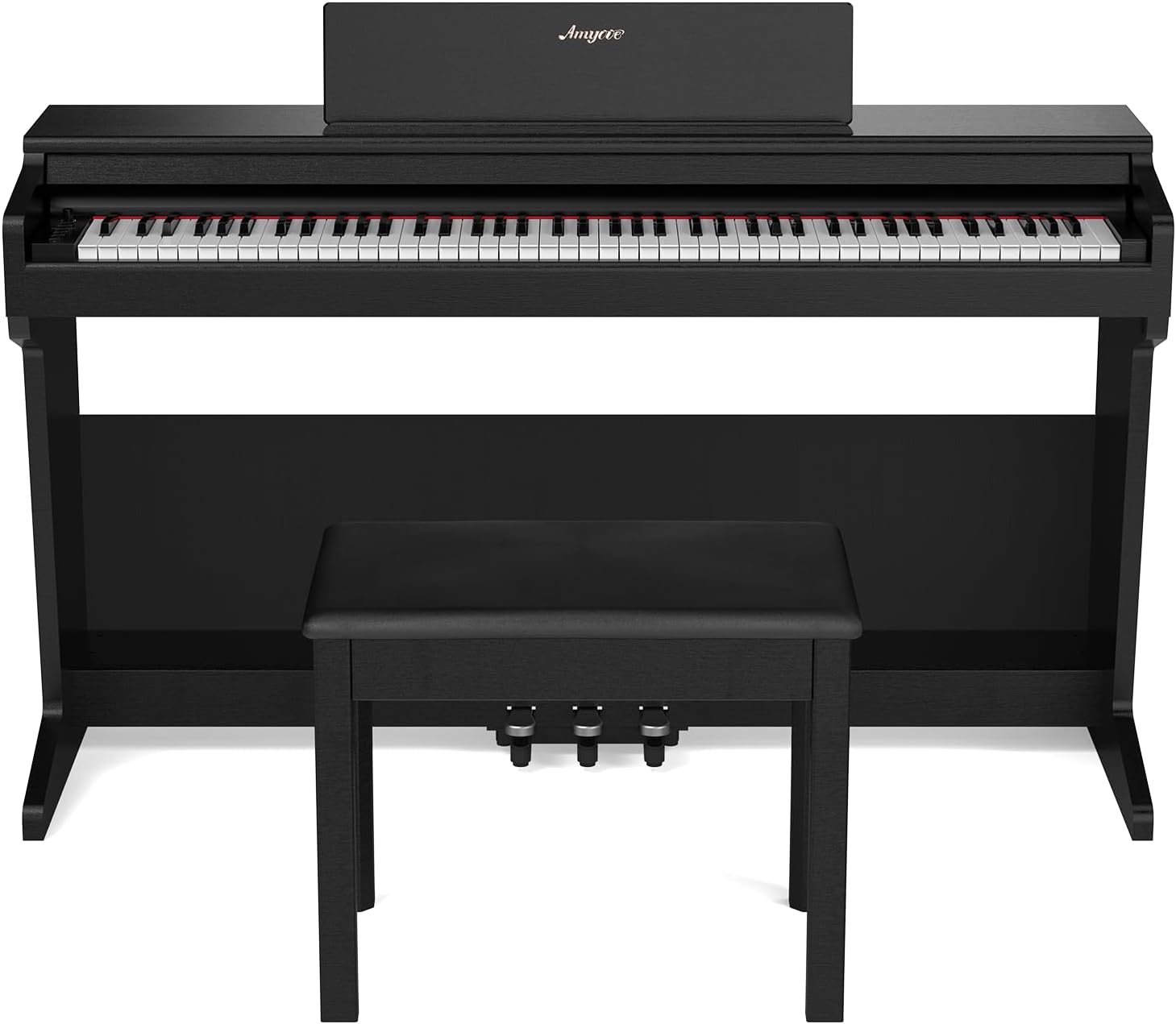 88 Key Upright Weighted Electric Piano for Realistic Playing