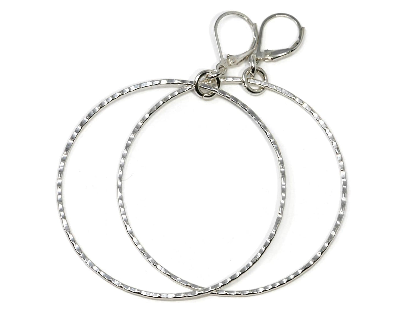 Salish Sea Inspirations Sterling Silver Hoop Earrings with Polish