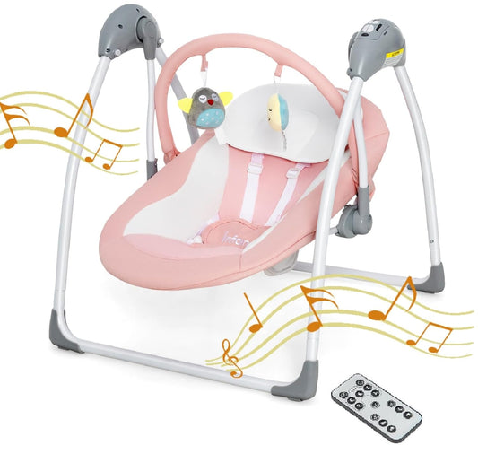 INFANS Baby Swing for Infants - Portable Electric Rocker