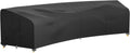 Outdoor Sectional Cover for 190in Back 128in Front Curved Sofa