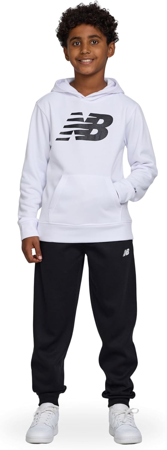 New Balance Boys Athletic Hoodie & Joggers Set for Active Kids