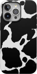 Casely iPhone 15 Pro Max Case Current Mood Cow Print - Bold Protection