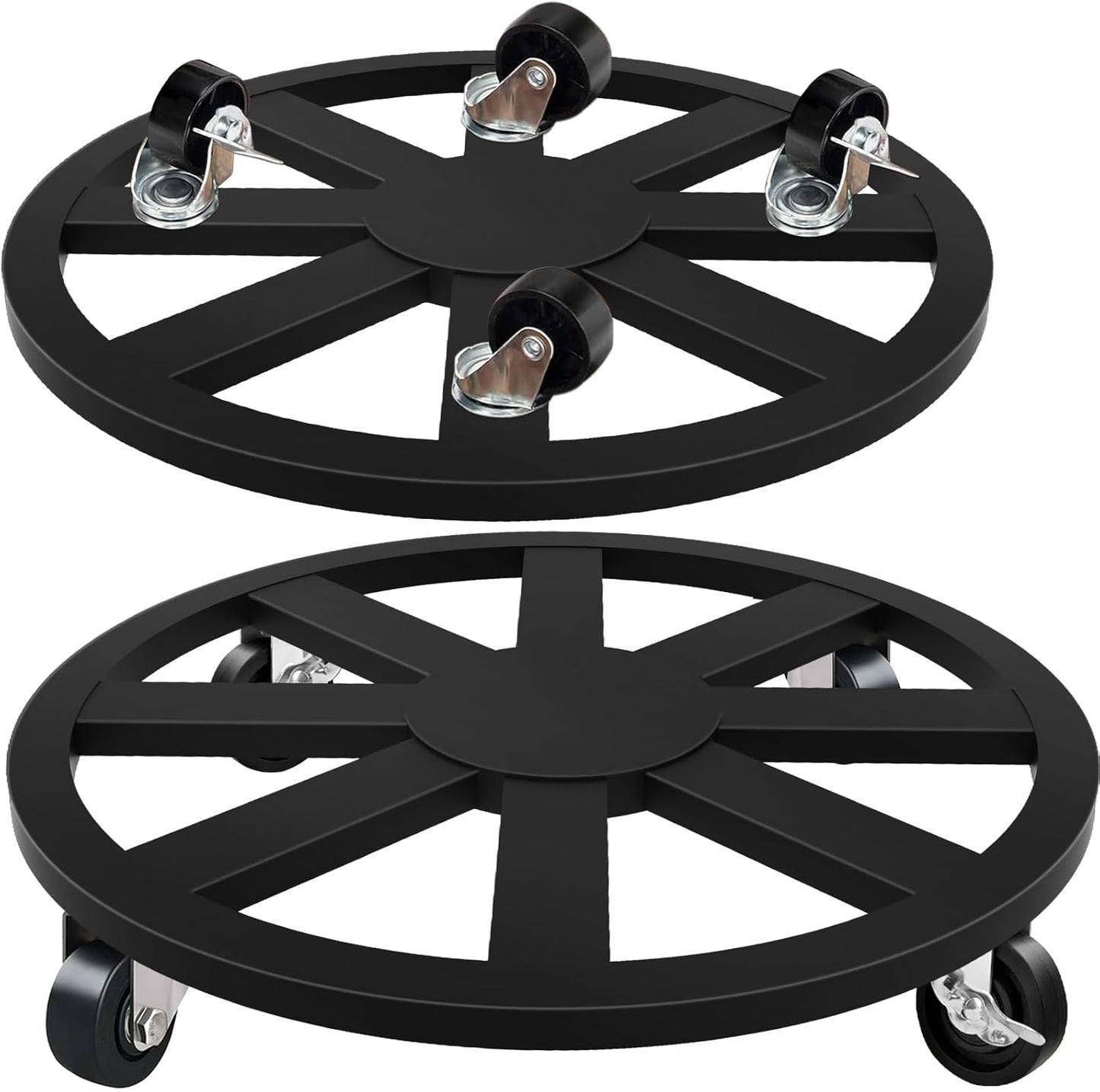 2 Pack Heavy Duty Plant Caddy with Wheels for Easy Mobility