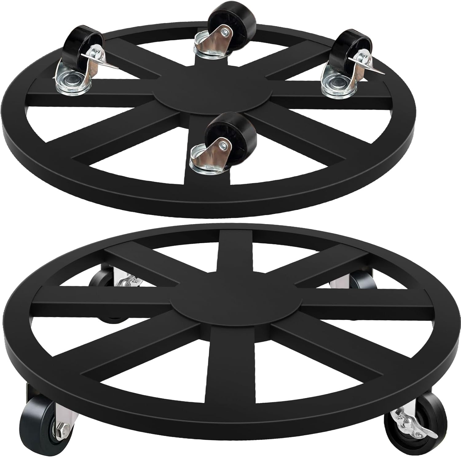 2 Pack Heavy Duty Plant Caddy with Wheels for Easy Mobility