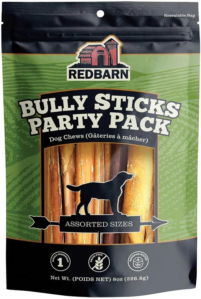 Redbarn All Natural Bully Sticks - Long Lasting Dental Treats