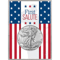 2025 U.S. Silver Eagle First Salute Gift Holder - Gem BU Dollar