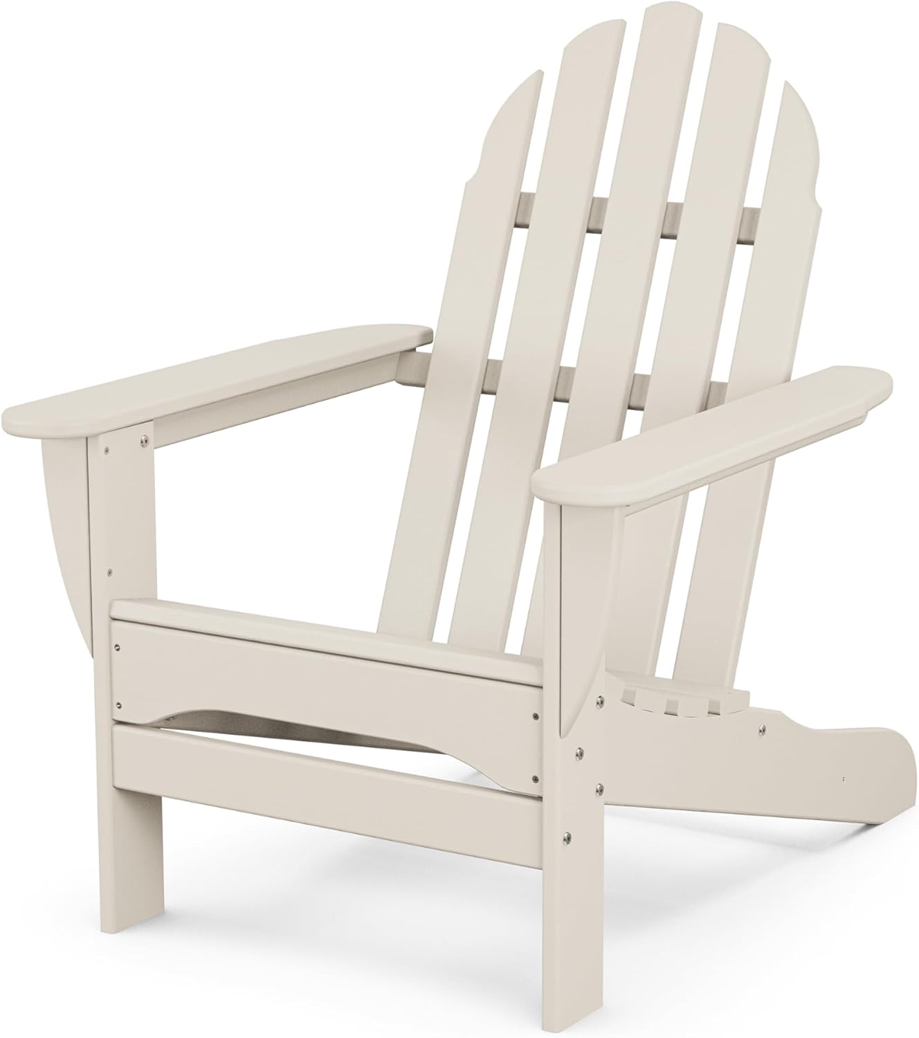 POLYWOOD Classic Outdoor Adirondack Chair in Sand Color