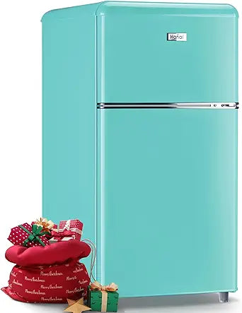 WANAI Small Refrigerator with Freezer for Home and Office Use