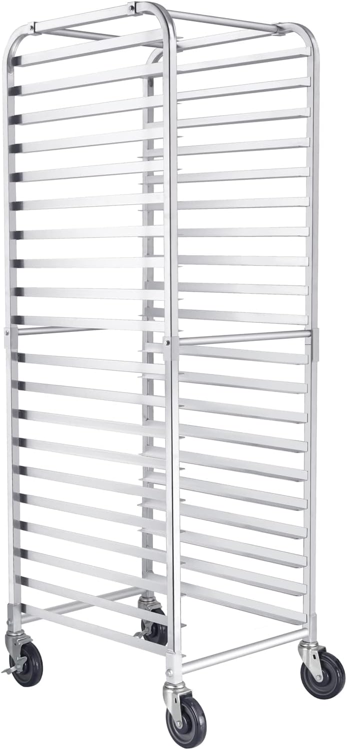 HARDURA 20 Tier Bun Pan Rack for Efficient Bakery Storage