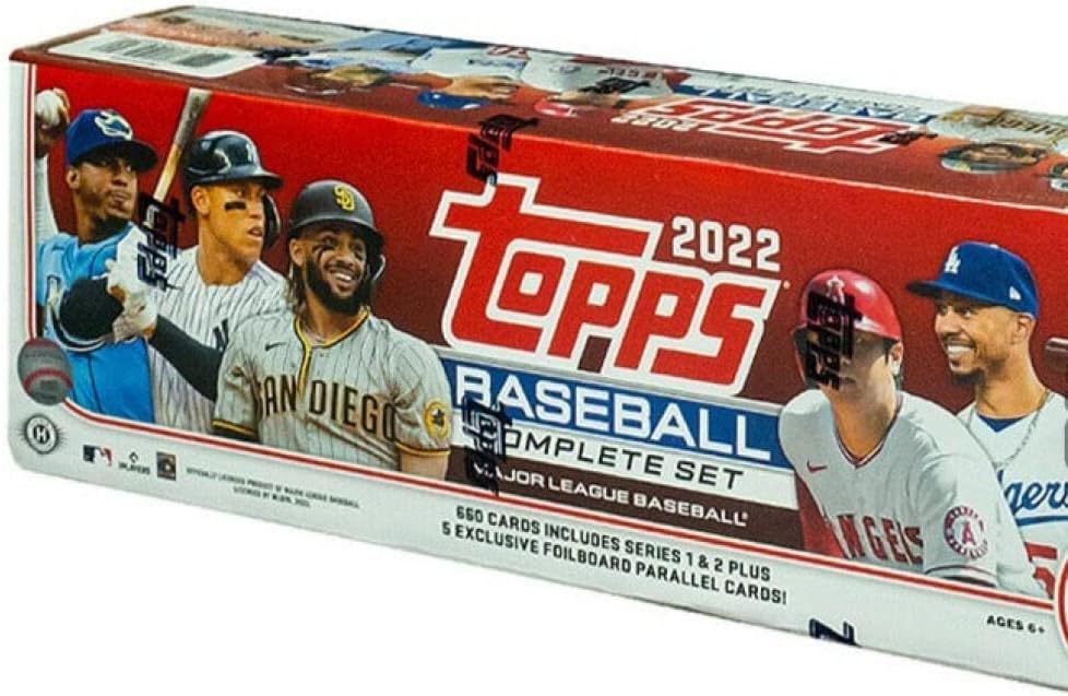 2022 Topps Baseball Factory Hobby Set with 660 Cards and Foil