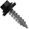 Black #14 Hex Head Sheet Metal Roof Screws (250) - 1in EPDM Washer