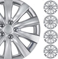 BDK Hubcaps Wheel Covers for Toyota Camry 16 in - Durable Snap-On Set