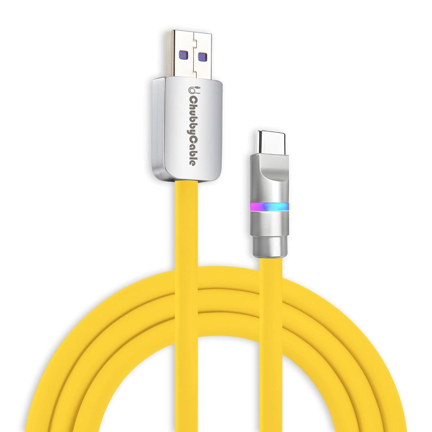 Chubbycable Neon Chubby Fast Charge Cable with RGB Light Effect