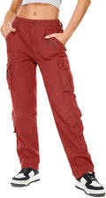 Alfiudad Womens Cargo Pants with Pockets - Durable Everyday Tactical