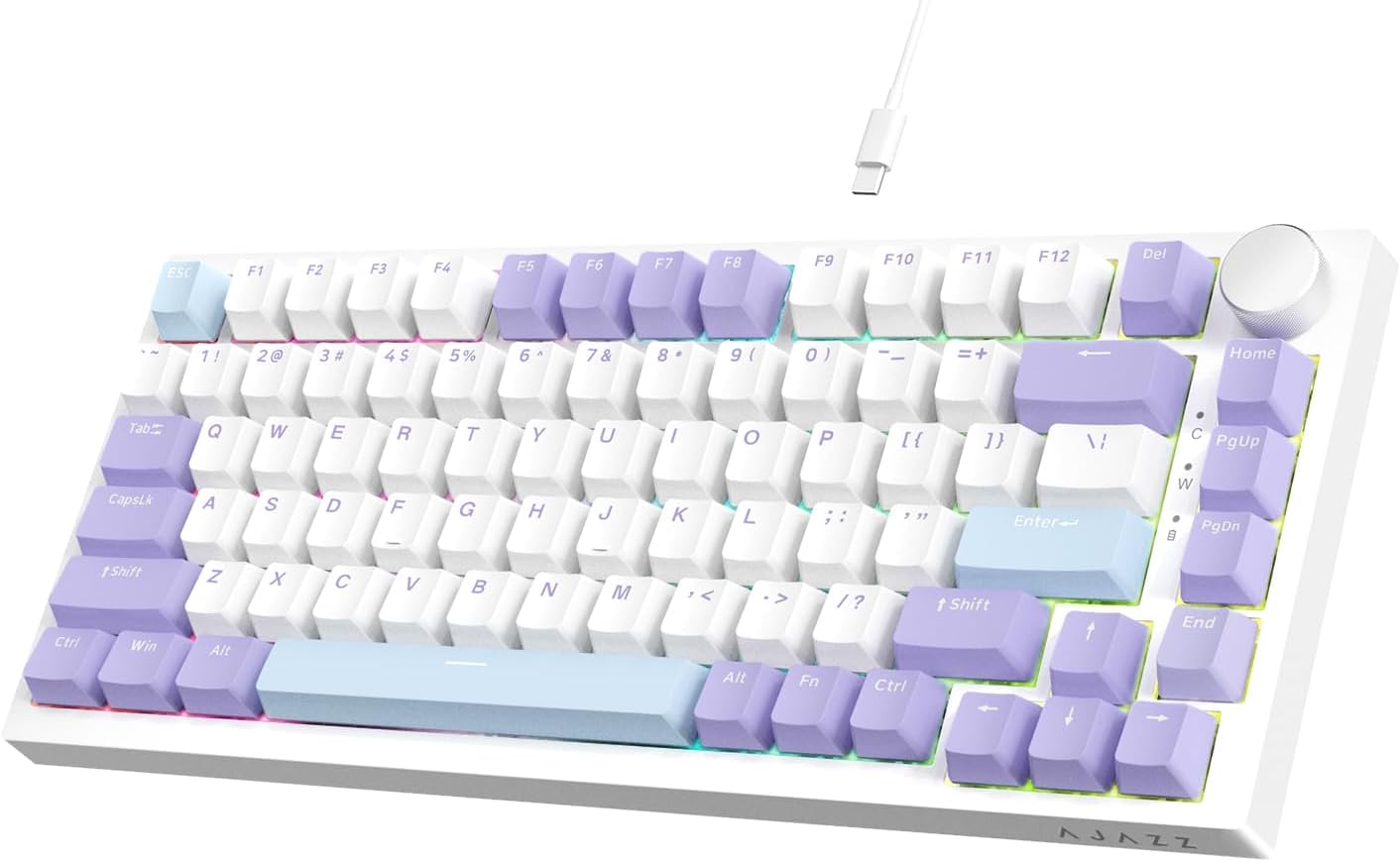 ATTACK SHARK Hot Swappable Mechanical Keyboard: Ultimate Gaming Experience!