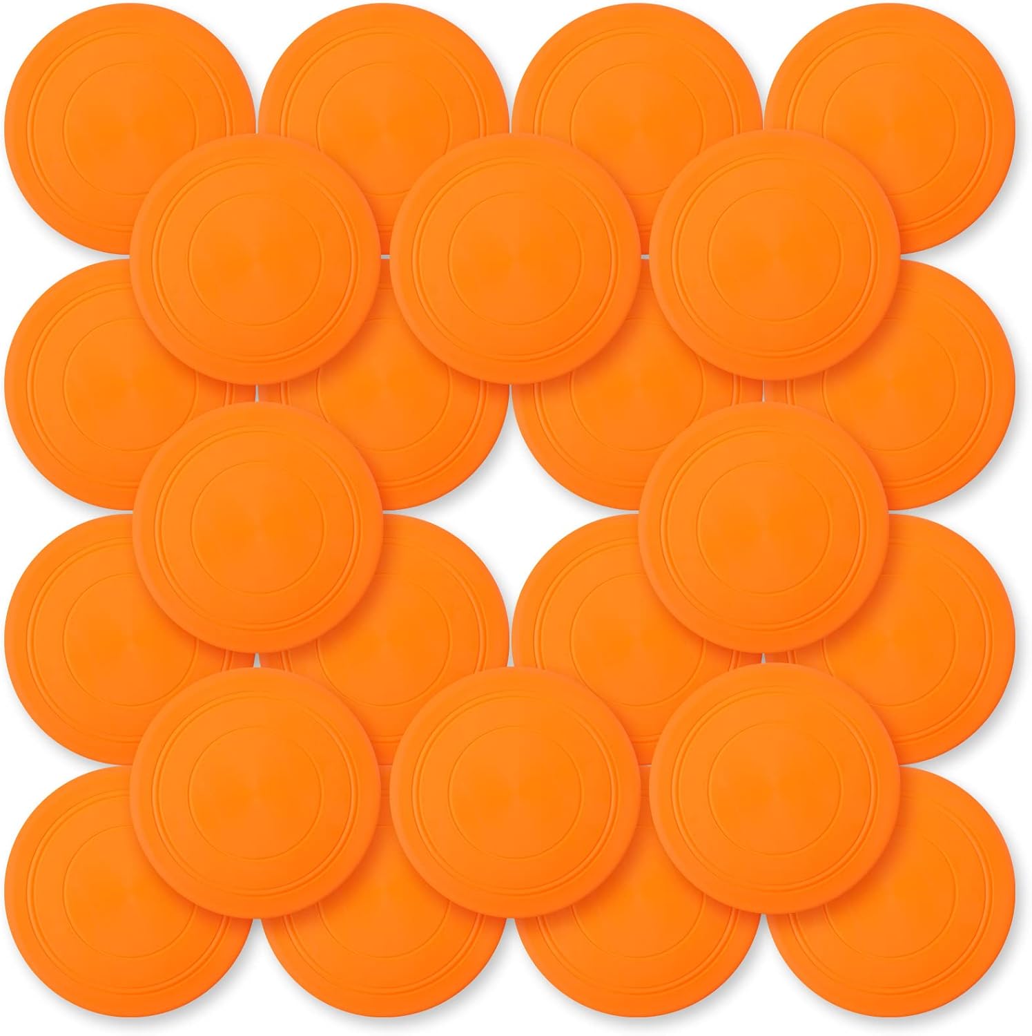 Soft Silicone 6.89 Flying Disc Set for Outdoor Fun