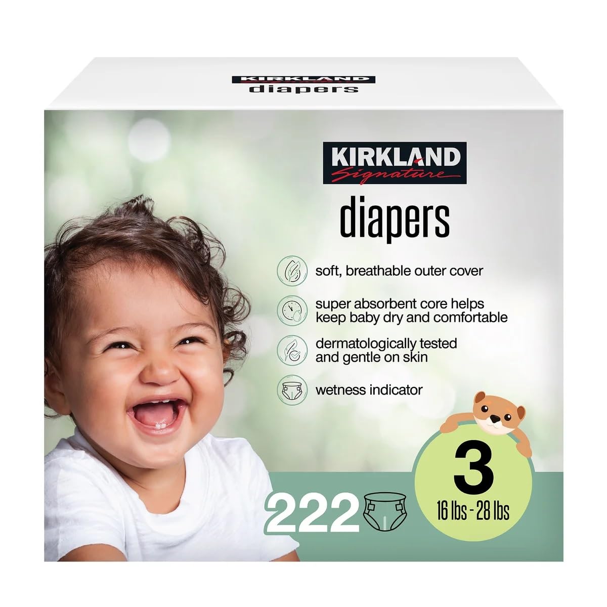 Kirkland Signature Diapers Size 3 for Comfort and Protection
