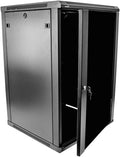 NavePoint 18U Deluxe IT Wallmount Cabinet Enclosure - Secure 19in Rack