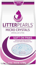 Litter Pearls Micro Crystals Unscented Cat Litter - 30 Day Odor