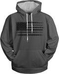 H HYFOL Graphic Hoodies for Men USA Flag - Comfortable Patriotic
