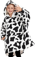 KFUBUO Kids Wearable Blanket Hoodie - Oversized Sherpa Comfort