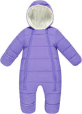 Baby Snowsuit for Newborns and Toddlers - Cozy Hooded Winter Coverall