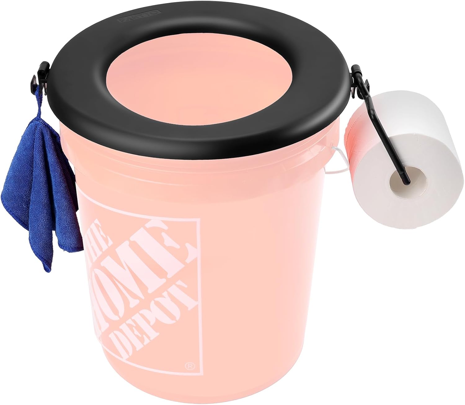 PAHTTO Snap-On Bucket Toilet Seat - Portable Comfort!