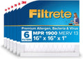 Filtrete 16x16x1 AC Furnace Air Filter MERV 13 - Premium Allergen