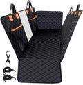 Dog Car Seat Cover for Back Seat - Waterproof 4-in-1 Hammock Protector