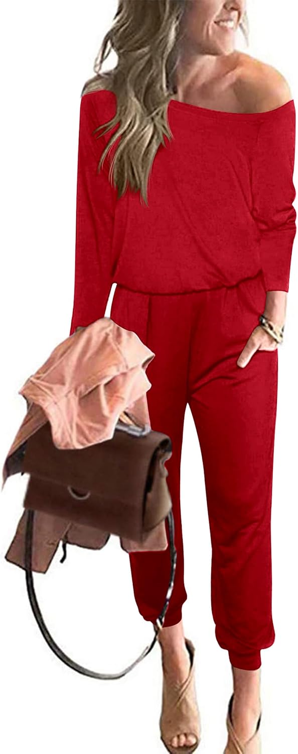 PRETTYGARDEN Jumpsuits for Women: Stylish Off Shoulder Rompers