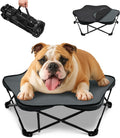 Pozico Small Elevated Dog Bed 26in Foldable Pet Cot - Portable Comfort