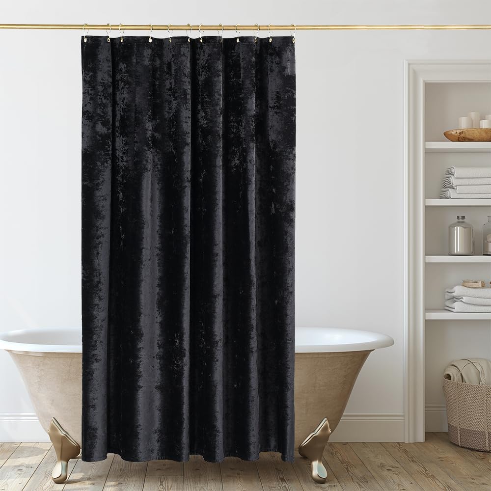 Extra Long Shower Curtain 84 inch Height for Tall Showers