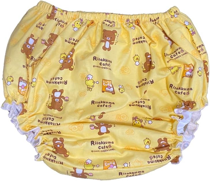 Haian XL Yellow PVC Incontinence Pants - Leak-proof Comfort!