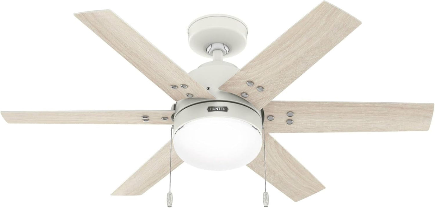 Hunter Fan 44 inch Neutral White Indoor Ceiling Fan for Kids Room