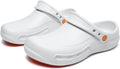 ZEENXIUYA Unisex Non Slip Work Chef Shoes - Waterproof Kitchen Clogs
