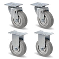 Caster Wheels 4in Heavy Duty Industrial Casters Set of 4 for Furniture
