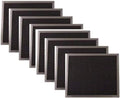 Range Hood Charcoal Filter 8 Pack - Fits Broan Nutone & More