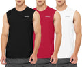 Men's Sleeveless Workout Swim Shirt Tank Top - Lightweight Muscle Fit