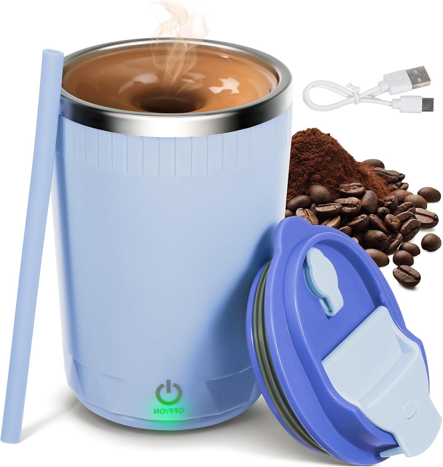 Self Stirring Coffee Mug - Rechargeable Auto Mixer