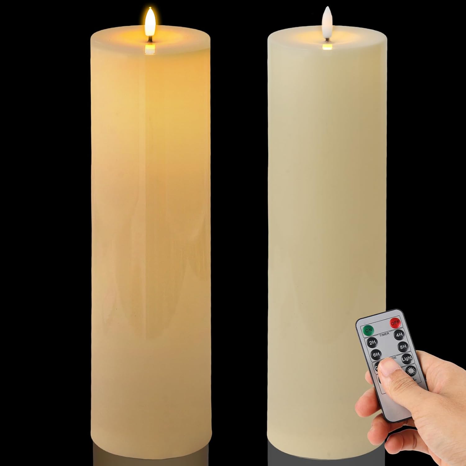 Large Outdoor Candles with Remote Control for Any Occasion