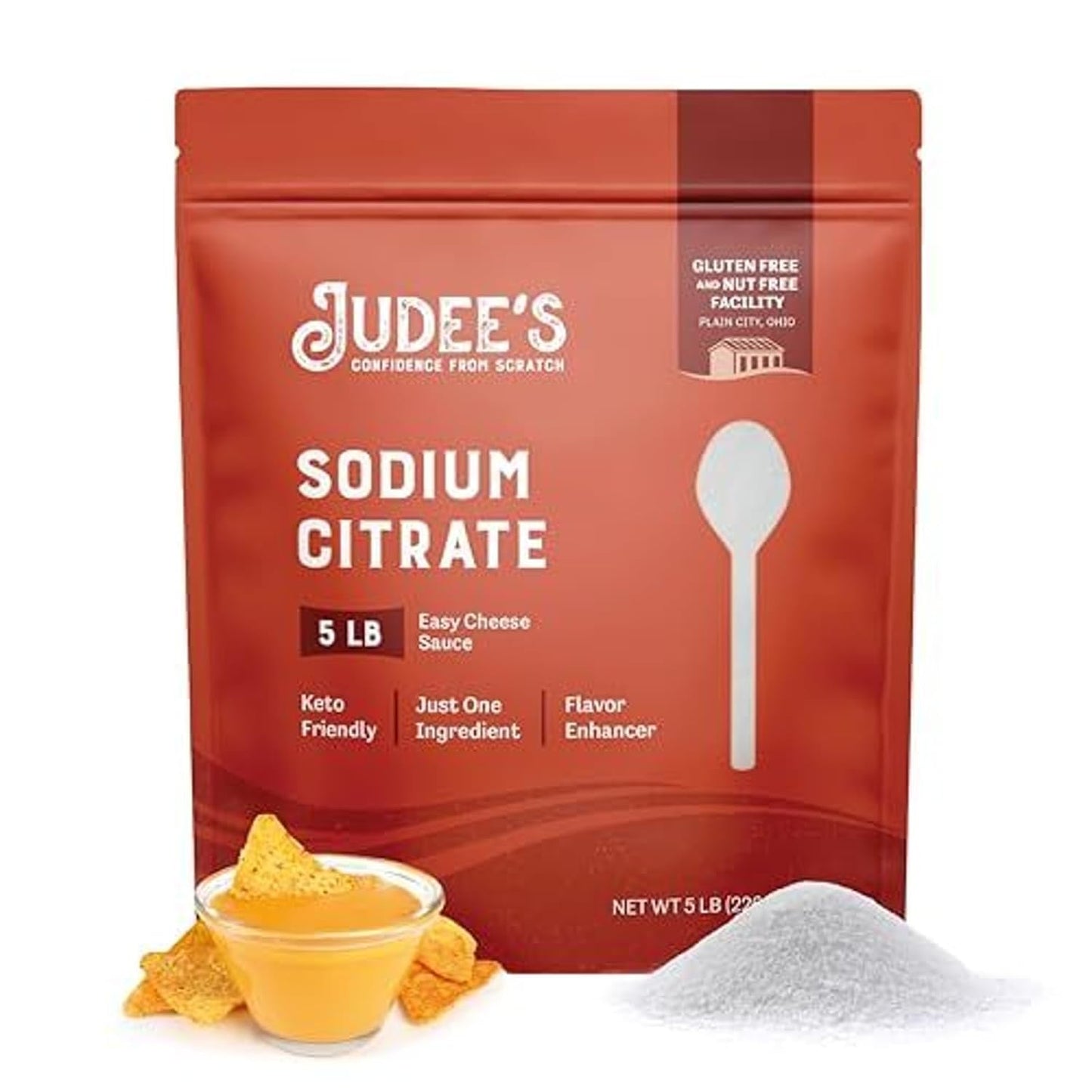 Judee's Gluten Free Sodium Citrate Powder for Creamy Cheese Sauces