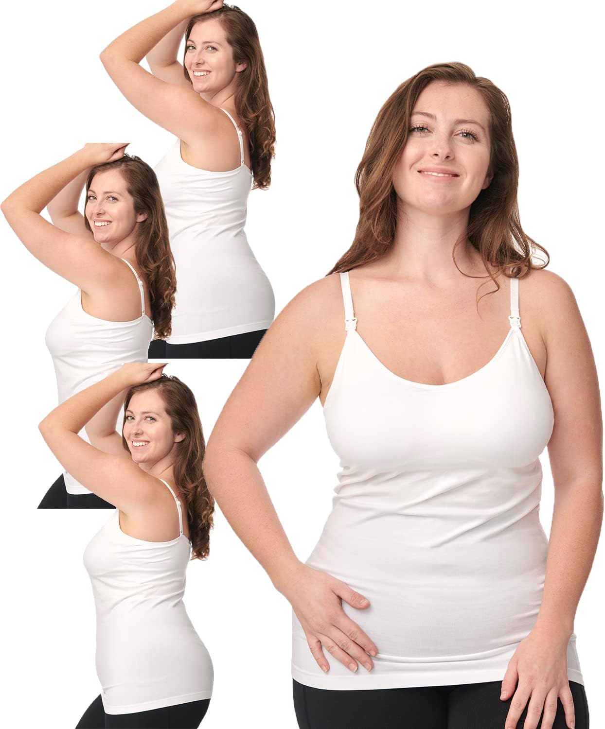 Under Control Nursing Cami Tank Tops for Breastfeeding Moms
