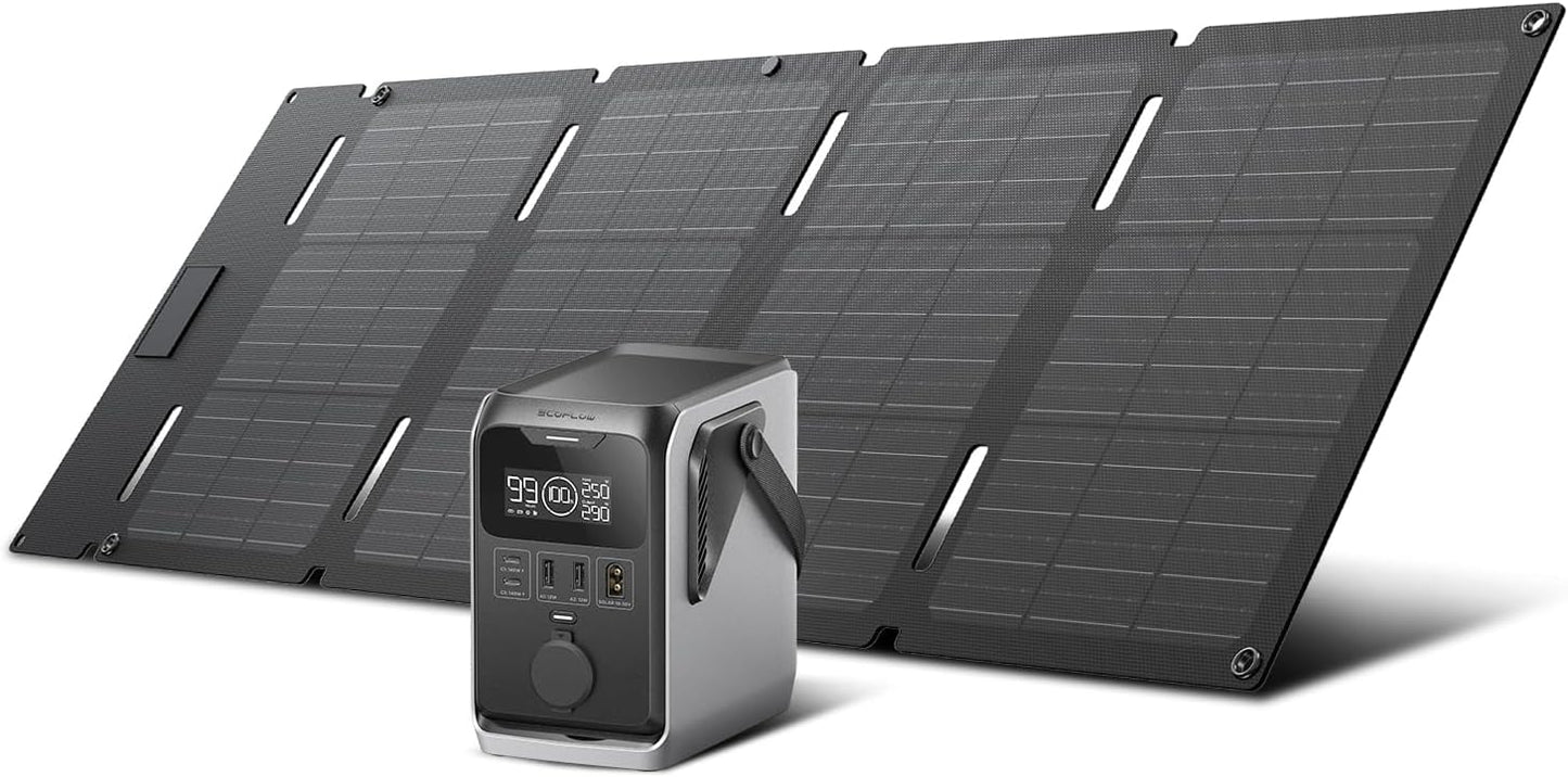TRAIL 300 DC Solar Panel and Power Bank for Outdoor Adventures