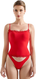 SUUKSESS Women Lace Double Lined Camisole Top - Soft Slimming Cami no