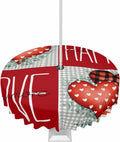 Valentine's Day Round Tablecloth - Waterproof & Zippered